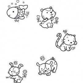 SET CREATIV STAMPO BABY ANIMALE CUNOSCUTE  - ȘTAMPILE 18 LUNI+