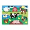 PUZZLE DE LEMN - FERMA ANIMALELOR