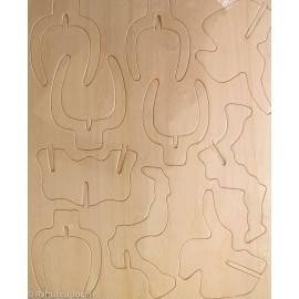 DINOZAUR DIN LEMN TRICERAPTOS