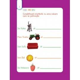 SCRIE ȘI ȘTERGE LINGUO - LIMBA GERMANĂ - NIVELUL 1 - MODULUL 2