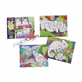 CAIET DE COLORAT 3D - ANIMALE