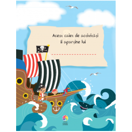 SCRIE PROPRIA TA POVESTE CU PIRAȚI - PESTE 300 DE AUTOCOLANTE