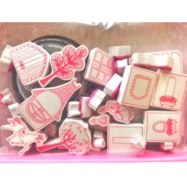 SET CREATIV STAMPO ARHITECT CASTEL / ȘTAMPILE