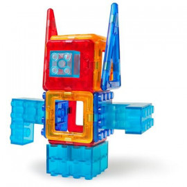 JOC DE CONSTRUCȚIE MAGNETIC - MAȘINUȚĂ ȘI ROBOȚEL