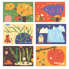 ANIMALS - PUZZLE CLEMENTONI 6 CUBURI