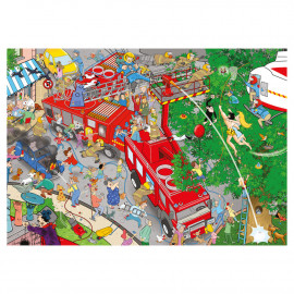 BRIGADA DE POMPIERI - PUZZLE CAUTĂ ȘI GĂSEȘTE (1000 DE PIESE)