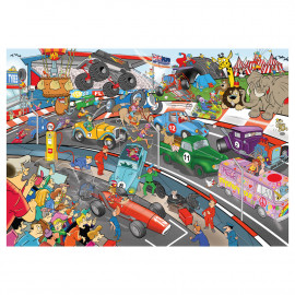 CURSA NEBUNĂ - PUZZLE CAUTĂ ȘI GĂSEȘTE (1000 DE PIESE)