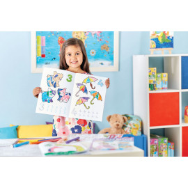 Carte de colorat cu activitati in limba engleza si abtibilduri 1 - 20