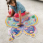 Puzzle de podea in forma de fluture Butterfly Floor Puzzle