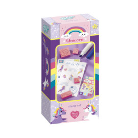 Mini set creativ Stampile cu unicorni