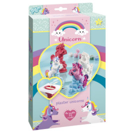 Set creativ DIY Unicorni din ipsos 3D