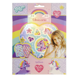 Tatuaje metalice cu unicorni