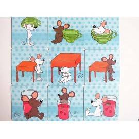 CAND PISICA NU-I ACASA, JOACA SOARECII PE MASA