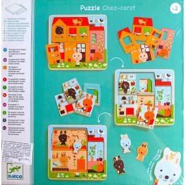 PUZZLE STRATURI CASUTA IEPURASILOR