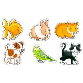 SET 6 PUZZLE - ANIMALE DE COMPANIE
