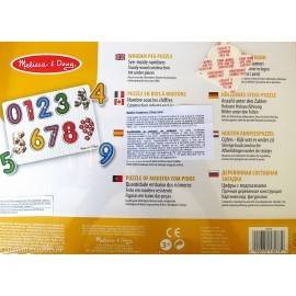 PUZZLE DIN LEMN - CIFRE