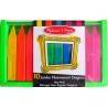 SET 10 CREIOANE COLORATE FLUORESCENTE