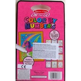 CARNET DE COLORAT PE NUMERE PENTRU FETIȚE