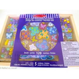 SET MĂRGELE DIN LEMN - FLUTURAȘI PRIETENOȘI