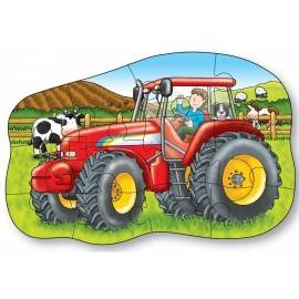 PUZZLE FAȚĂ VERSO - TRACTORUL / LITTLE TRACTOR