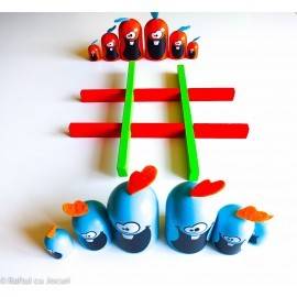 GOBBLET GOBBLERS CU PIESE DE LEMN